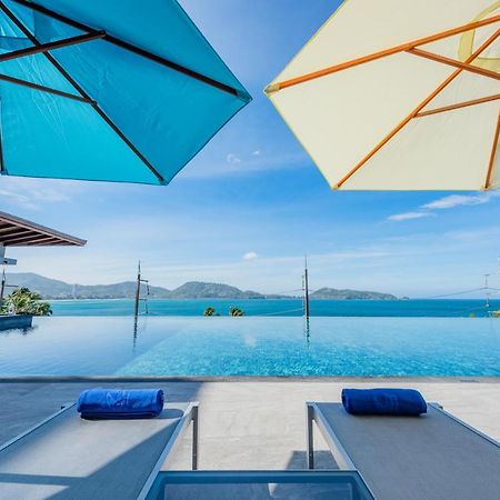 Oceanfront Beach Resort - Sha Extra Plus Patong المظهر الخارجي الصورة View from the pool at the resort