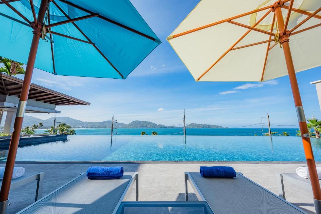 Oceanfront Beach Resort - Sha Extra Plus Patong المظهر الخارجي الصورة View from the pool at the resort